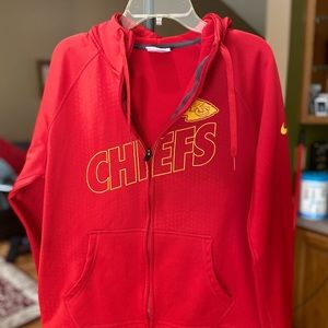KC chiefs zip up hoodie.